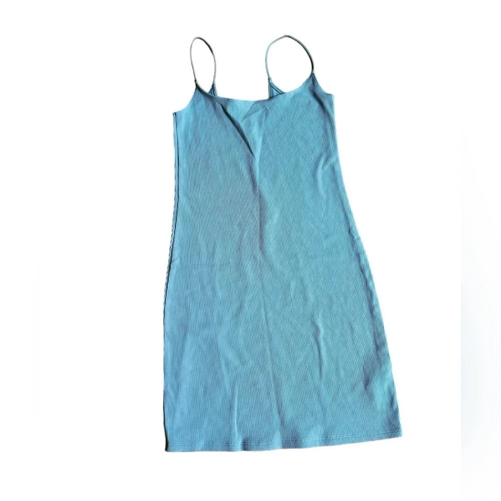 Abercrombie & Fitch Soft AF collection body con mini dress sage green size m